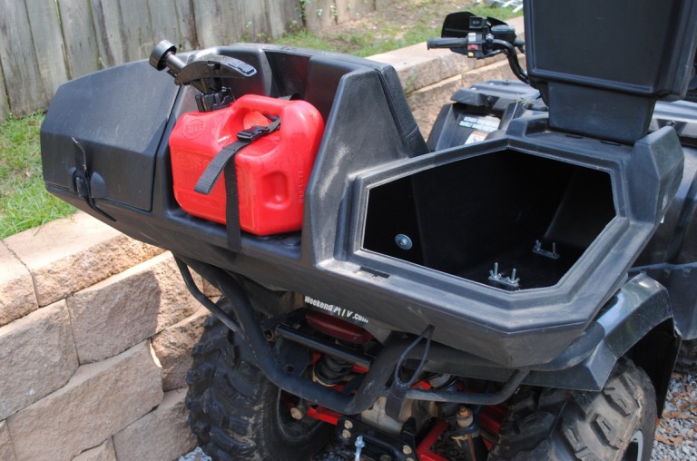 ATV storage box seats