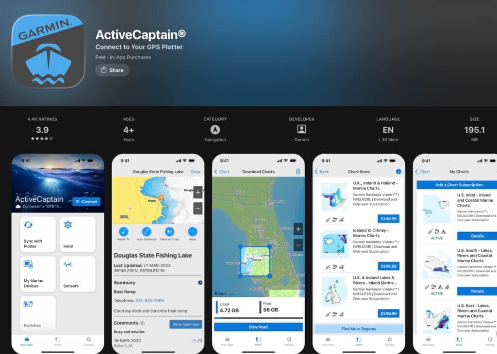 | GPS Navigation Systems activecaptain app