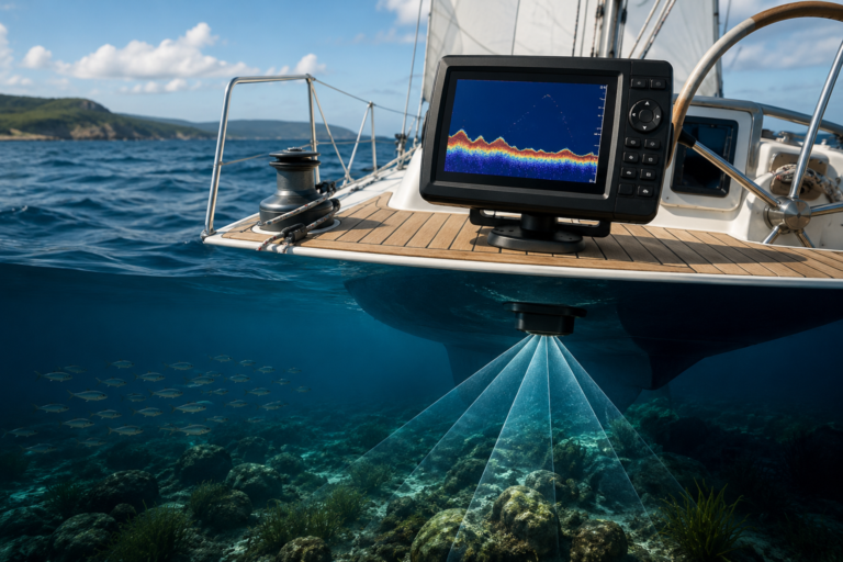 depth sounder and sonar for sailors
