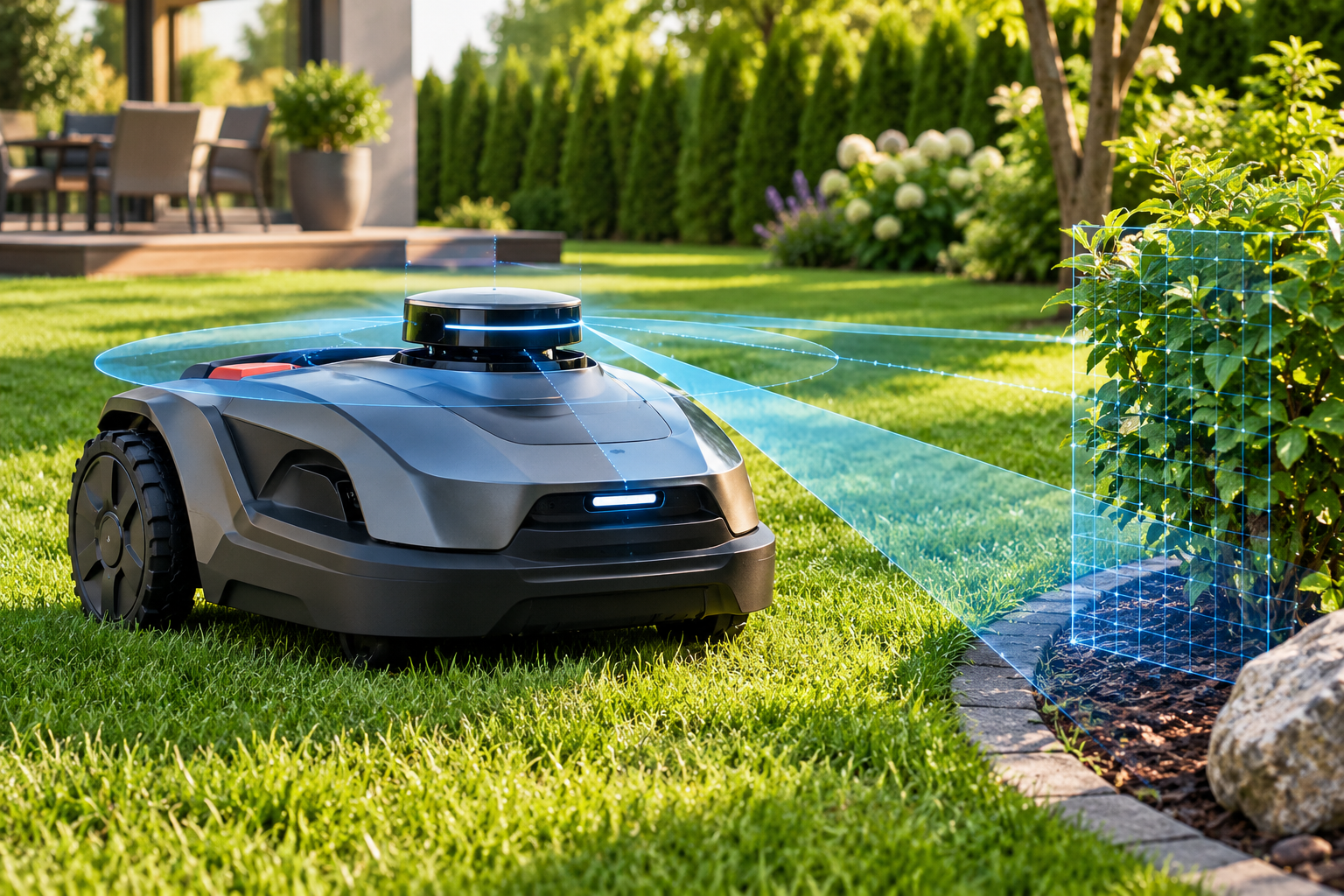 | GPS Navigation Systems LiDar lawn mower